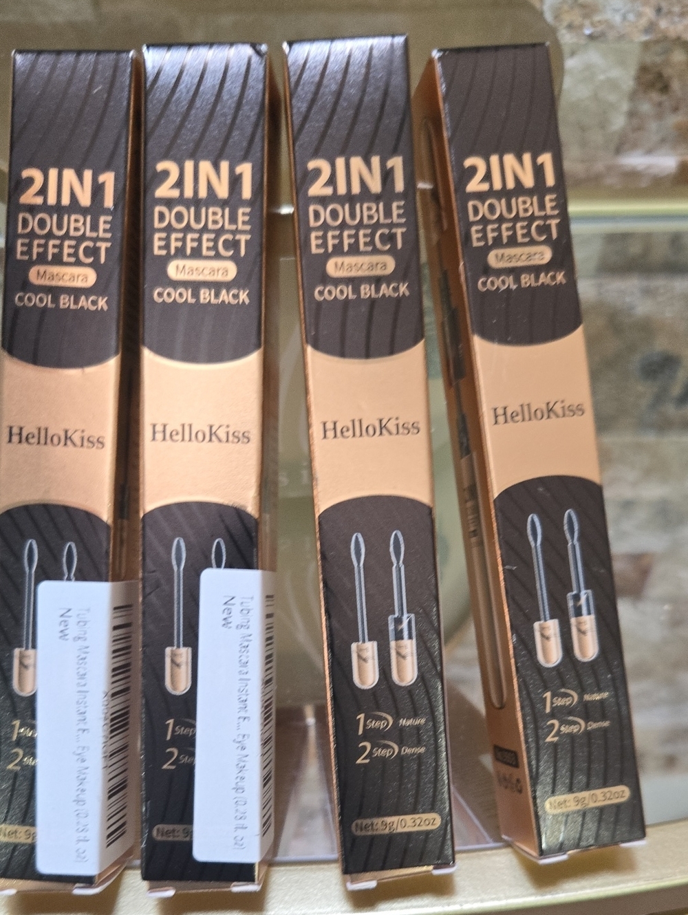 2-in-1 Double Effect Mascara — Cool Black